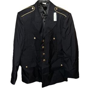 Defense Logistics Agency Jacket Uniform Men's 43R Polyester Wool Adults